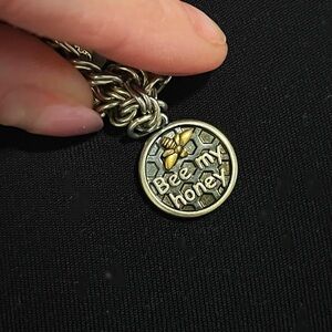 James Avery Silver and Gold “Bee My Honey” Charm / Pendant